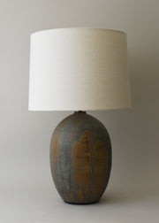 Large Oval Lamp in Hazel - Victoria Morris